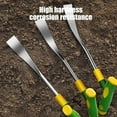 thumbnail image 4 of Garden Shovel Hand Spade | Carbon Steel Small Digging Tool | Ergonomic Curved Handle | Rustproof Green Finish | 13.7 x 4.4 in | Lightweight 250g | 1-Pack | Weeding Trowel, 4 of 7
