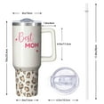 thumbnail image 2 of Gift for Mom from Daughter - 40 Oz Tumbler Cup with Straw - Stainless Steel Insulated Thermos for Cold Hot Drinks - Mother's Day Birthday Christmas Present for Mom, 2 of 5