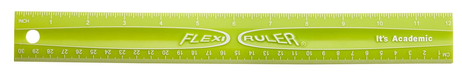 It's Academic Flexi Ruler, Green