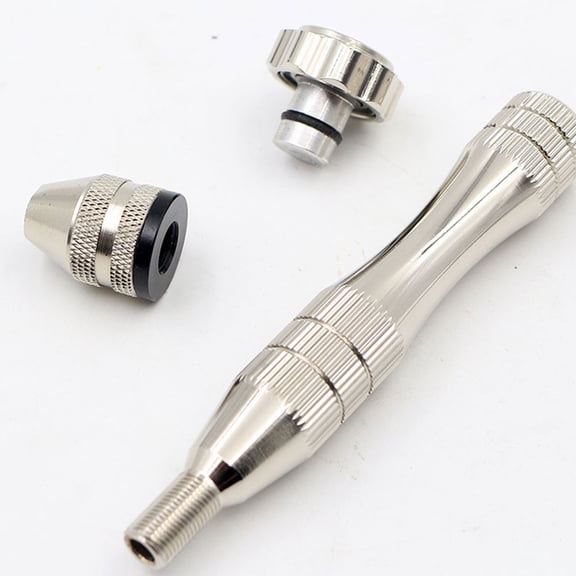 WRISTBIQUE 11-Pcs Mini Hand Drill for Jewelry Making 16 x 2.5 x 2.5 cm 0.8-3mm Drill Bits