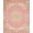 Pink, Pattern 14, variant on ODIKA 8'x10' Washable Area Rug Durable, Non-Slip Quicksand Vintage Scroll Border Distressed Ornate Print Pink for Living Room, Under Sectional, Family