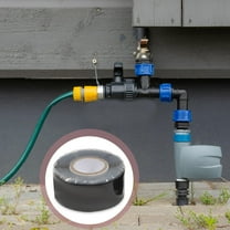 HEALEEP 2Pcs Sealant Tape for Rubber Material Black 1 Inch Long