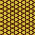 thumbnail image 1 of Ahgly Company Indoor Square Patterned Deep Yellow Area Rugs, 4' Square, 1 of 6