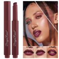 thumbnail image 1 of Nude Matte Lipstick Natural Velvet Moisture Smooth Crayon Lip Stain Make Up, 1 of 9