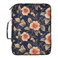 thumbnail image 2 of Haosy Accordion File Organizer Zipper Binder 500 Sheet 6-Tab Expanding File Folder Multi-Pocket 1.2 Inch 3 Ring Luxury Flower and Leaf, 2 of 7