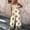 White, variant on Elegant Sleeveless Printed Boho Jumpsuit For Women One Piece Casual Loose Wide Leg Long Pants, 2026 New Limited-time Off