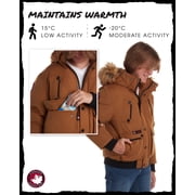 CANADA WEATHER GEAR Boys' Winter Coat - Heavyweight Bomber Parka Ski Jacket (Size: 8-20)