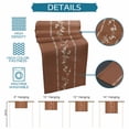 thumbnail image 6 of Brown Flowers Branch Table Runner 70 Inches, Spring Summer Farmhouse Botanical Bed Runner Dresser Scarves Tabletop for Indoor Outdoor Parties/Ceremony/Banquet, 13" x 70", 6 of 9