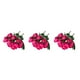 thumbnail image 2 of Ramo de 9 Cabezas Injueey Flores Artificiales Tulipanes Simulación Suave Rosa, 2 of 6