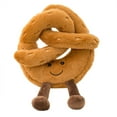 thumbnail image 5 of Cute Bread Plush Pretzel Stuffed Animal Toy Doll, 5 of 5