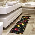 thumbnail image 5 of Ottomanson Machine Washable Non-Slip Rubberback Hot Peppers 2x5 Kitchen Runner Rug, 20" x 59", Black, 5 of 8