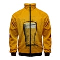 thumbnail image 2 of Chaqueta con estampado 3D de cerveza para hombre, ropa de calle moderna, abrigo de manga larga de gran tamaño, chaquetas con cremallera para exteriores, ropa Harajuku para niños, 2 of 5