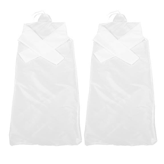 Raindrops 2-Pack Quick Dry Storage Bags for Winter Coats, White, Travel-Friendly Clothes Organizer