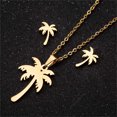 thumbnail image 4 of PVCS Women's Fashion Pendant Earring Set Color Clavicle Necklace Exquisite Earrings, 4 of 4