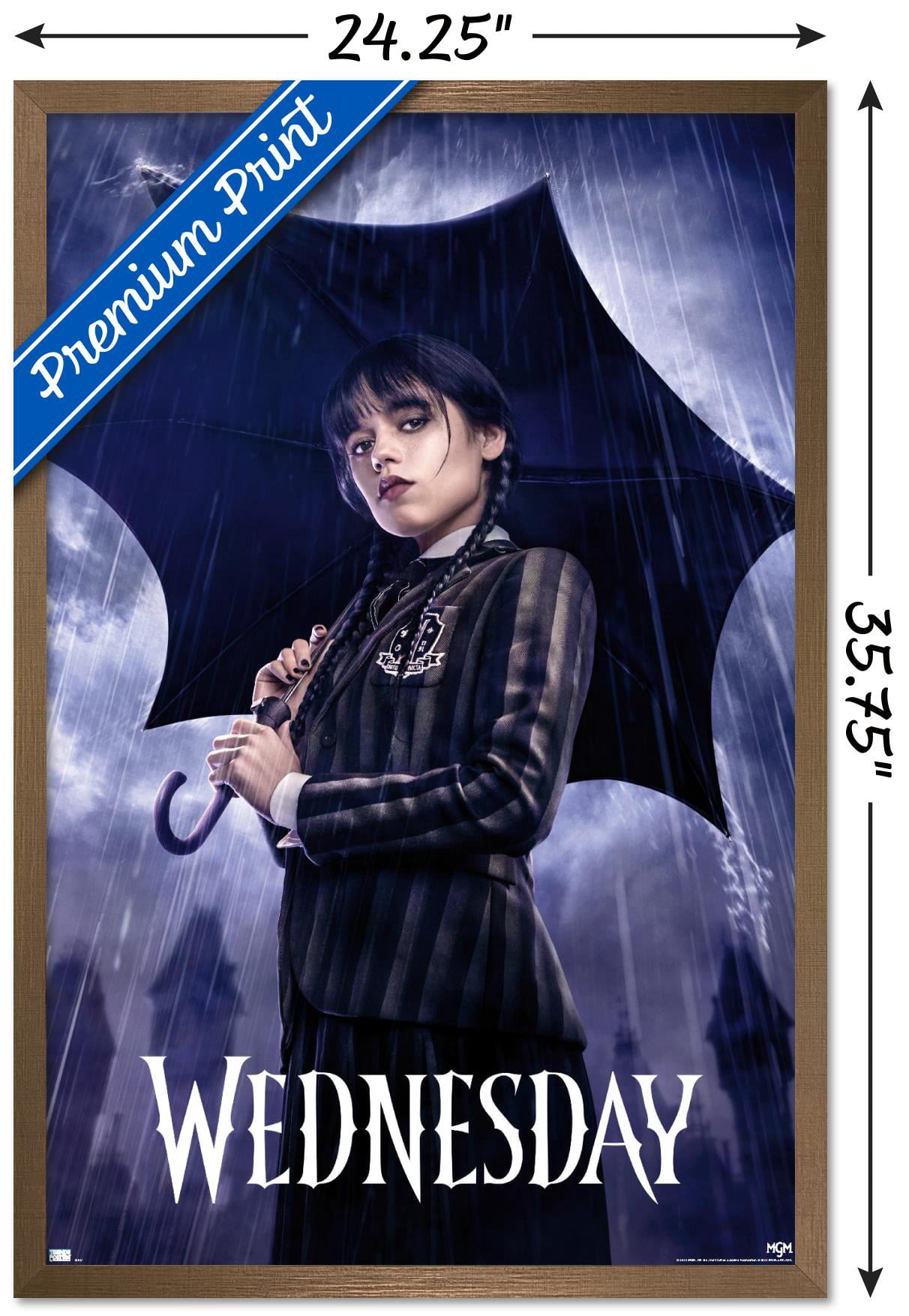 Wednesday - One Sheet Wall Poster, 22.375" x 34" Framed