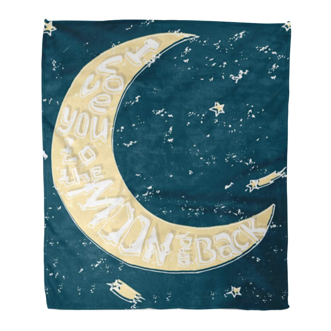 I Love You To The Moon And Back Blanket