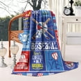 thumbnail image 3 of Baseball Blanket Gifts for Boys,Baseball Coach Gifts,Baseball Throw Soft Flannel Blanket for Men,Gifts for Boys Who Love Baseball Baseball Player Lover Gift 60x50 Inches, 3 of 6