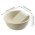 thumbnail image 4 of Home Decor Basin Hand Washing Wash Basin Lightweight Board Washtub Lightweight Convenient Laundry Tub Clothes Hand Wash Board Bathroom Products, 4 of 7