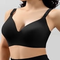 thumbnail image 6 of Xdegoge Bras for Women Plus Size Bras Seamless Full Figure Bras Sexy Bra Posture Bras Anti Sagging Push Up Bras Everyday Bras Black M Sujetadores Sin Varillas Para Mujer, 6 of 7