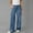 BU1, variant on Women's Distressed Wide Leg Denim Pants with Comfortable High Waist, Retro Flared Design Trousers for Casual Streetwear Bottom and Vintage Style