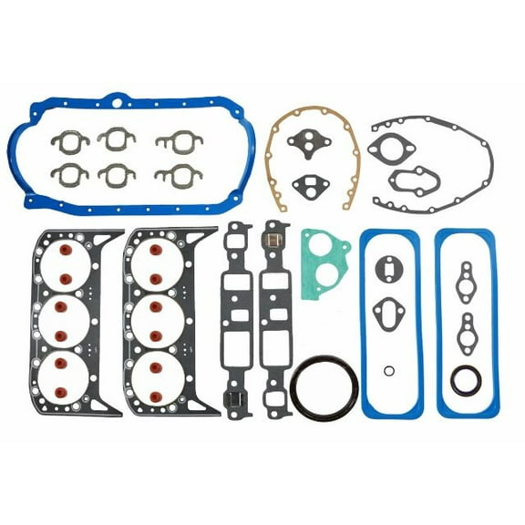 Full Gasket Set with Premium Valve Stem Seals for 86-93 GM/Chevrolet 4.3L/262 V6
