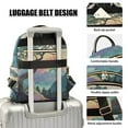 thumbnail image 3 of FORMRS Mini Backpack Purse for Women Quilted Travel Daypack Casual Shoulder Bag, Pine Tree Rainbow, 3 of 7