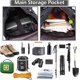 thumbnail image 4 of Mochila Montañismo Gris 49x29x32 cm, mochila militar de gran capacidad, bolsa de viaje en cabina con compartimento para portátil, unisex, 4 of 5
