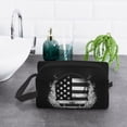 thumbnail image 6 of XMXT Large Capacity Makeup Bag, American Flag Skull Print Storage Bags Travel Toiletry Cosmetic Bag for Women Men, 6 of 9