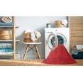 thumbnail image 2 of Ahgly Company Tapis Rond Lavable en Machine Intérieur Transitionnel Rouge, 8 Pieds Rond, 2 of 7