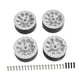 thumbnail image 3 of Juego de 4 ruedas para coche RC a escala 1/12 y 1/16 compatibles con MN82 LC79 plata, 3 of 9