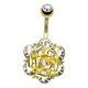 thumbnail image 5 of de de botón de colgante de gema de Hugo Joyas para el cuerpo con diamantes de imitación, 5 of 8