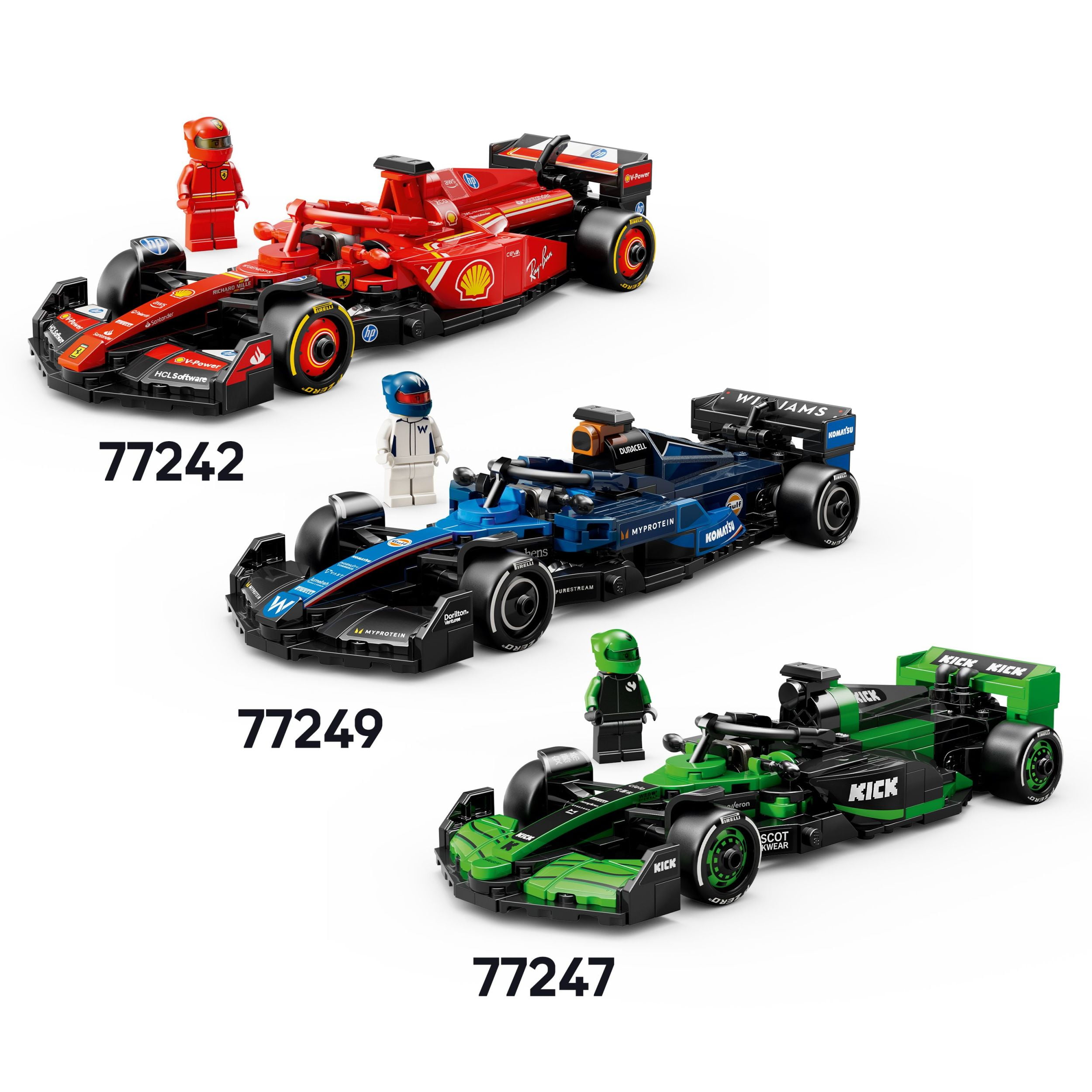 LEGO Speed Champions Voiture de course Aston Martin Aramco F1® AMR24 77245 Ensemble de construction (269 pièces) LEGO Voiture de course 77245