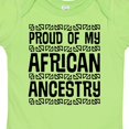 thumbnail image 4 of Inktastic Black History Proud African Ancestry Boys or Girls Baby Bodysuit, 4 of 5