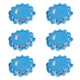 thumbnail image 3 of LED Warning Light, Helicopter Landing Zone Identification 6 PCS 12V LED Emergency Warning Light High Brightness Rescue Operation Signs  For Car Blue,Orange,Orange With Dots, 3 of 8