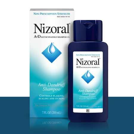 2 Pack, Nizoral Clinical Strength A-D Anti-Dandruff Shampoo, 7 (Best Hair Shampoo For Coloured Hair)