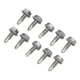 thumbnail image 3 of Tornillo autorroscante Jadeshay 50 piezas Acero inoxidable Plata, 3 of 8