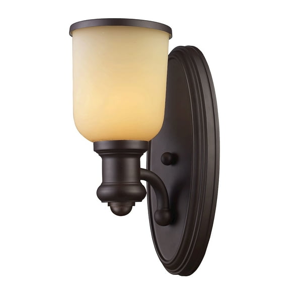 Elk Home 5-Inch Wide Brooksdale Sconce, Transitional, Oiled Bronze