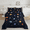 Black2, variant on Psoiuetr Galaxy Comforter Set Outer Space Purple Starry Sky Night Pattern Bedding Set for Girls Boys Kids Teens Twin Size with 1 Comforter 2 Pillowcases