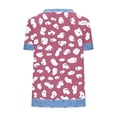 thumbnail image 4 of Haivin Womens Shirts Dressy Casual Short Sleeve 2026 Summer Tops Spring Button Down Ladies Blouses, 4 of 5