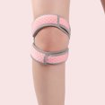 thumbnail image 2 of Patellar Tendon Support Strap , Knee Pain Relief Adjustable Knee Strap for Running, Arthritis, Tennis Injury Recovery-Pink, 2 of 7
