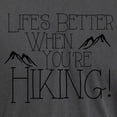 thumbnail image 3 of CafePress - Life's Better When You're Hiking T Shirt - Mens Comfort Colors Shirt, 3 of 5