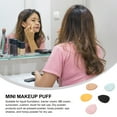 thumbnail image 4 of Eease Cosmetic Puffs 1 Set 5Pcs Finger Size Powder Puff Makeup Puffs Powder Puffs with Strap Makeup Tool for Contouring Foundation Concealer, Under Eyes and Corners,1.57"X1.18"X0.2", 4 of 10