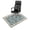 Blue-36"x48", variant on 36"x60" Chair Mat For Hardwood Floor Anti-slip Desk Under Rug Rolling Low Pile Carpet Protector Office
