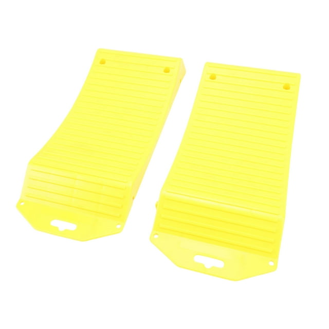 Tire Saver Ramps,1 Pair Heavy Duty HDPE Tire Protector Ramps Flat Spot Preventer for Car Storage with Anti Slip Pads Carry Bag for Cars SUVs Trucks RVs Motorhomes