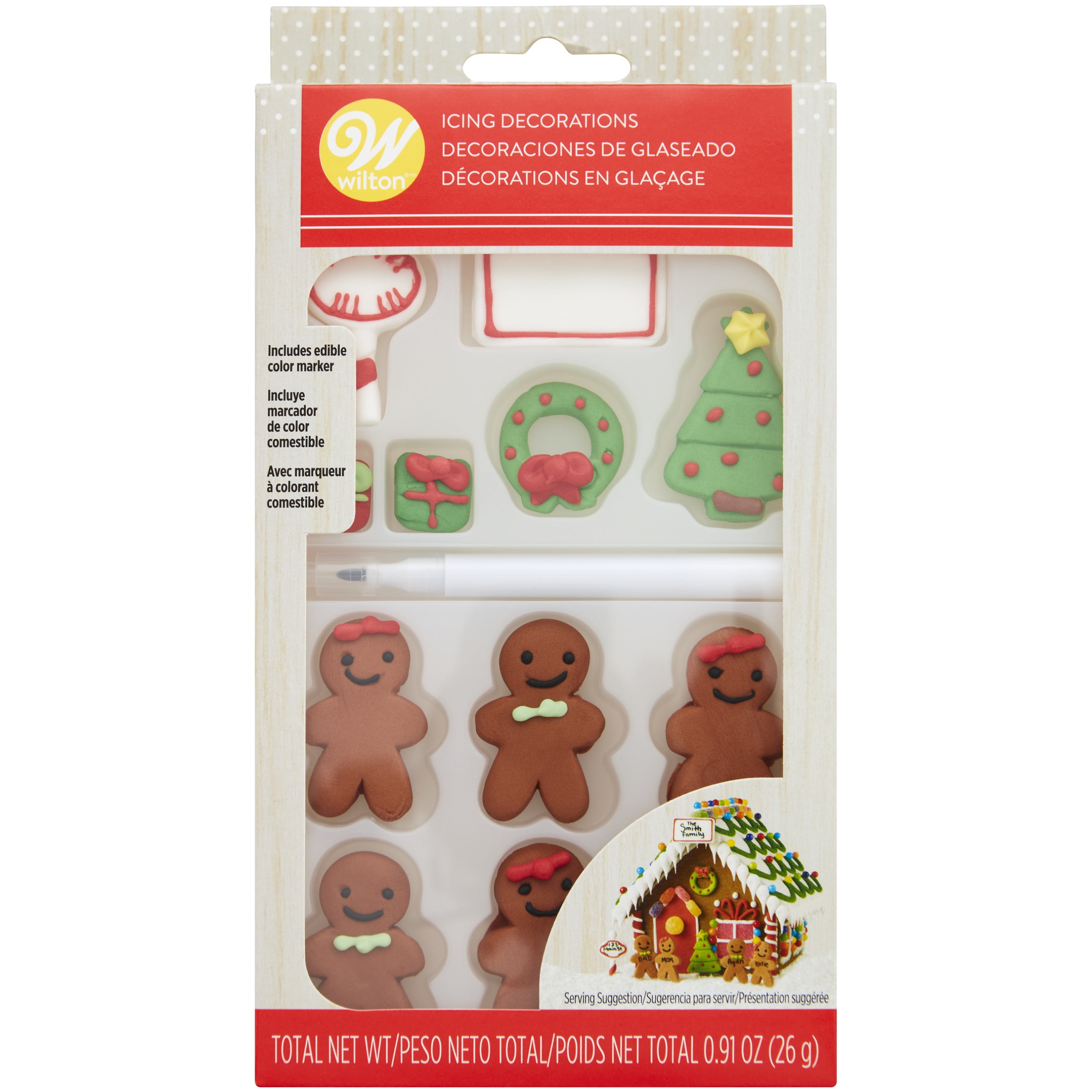 Gingerbread House Decorating Party Editable Icing Bottle Labels