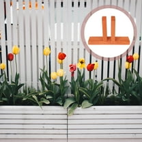WHAMVOX Garden Fence Border Fencing Solid Wood Practical Base
