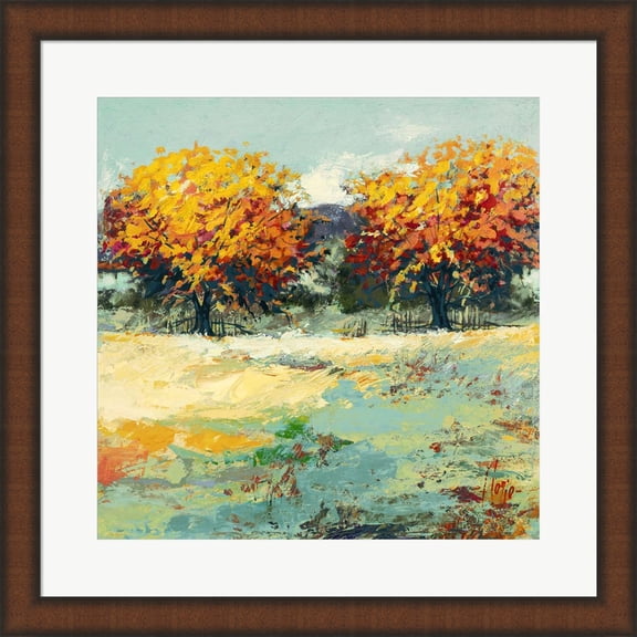 Great Art Now Campagna in Estate II by Luigi Florio, Framed Wall Art, 19.75W x 19.75H