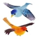 thumbnail image 3 of 2 Piezas de aves de plumas de espuma artificial Sunnimix decoración de jardín Artesanal de boda, 3 of 8