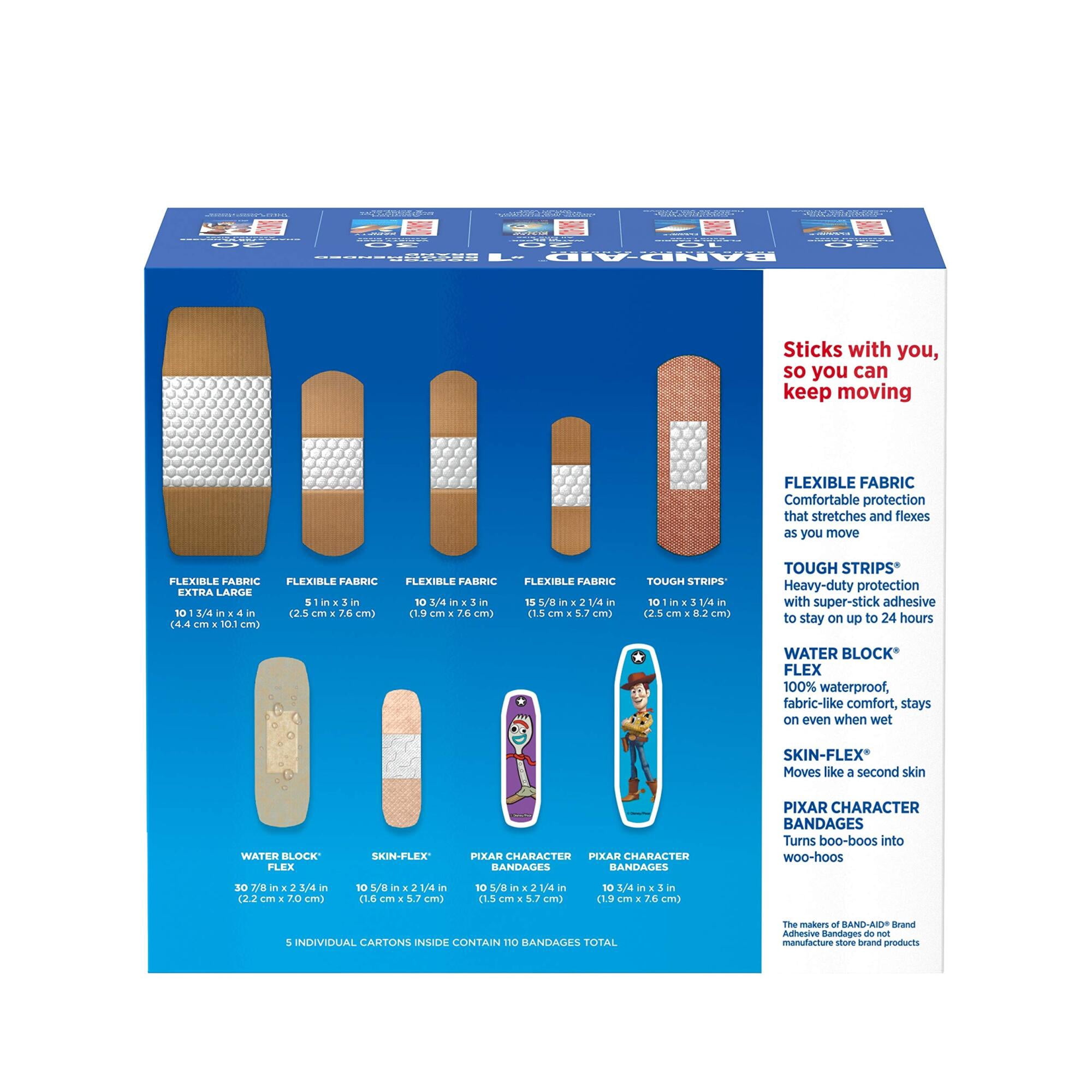 Band-Aid Adhesive Bandage Family Variety Pack (Pack of 48)