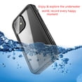 thumbnail image 6 of SOATUTO For iPhone 12 Waterproof Case,iPhone 12 Pro Waterproof Case Built-in Screen Protector IP68 Underwater Sealed Full Body Shockproof Case Cover for Apple iPhone 12 / iPhone 12 Pro 6.1 (Black), 6 of 7